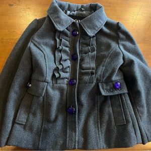 Xoxo little girl’s peacoat. Size 5/6